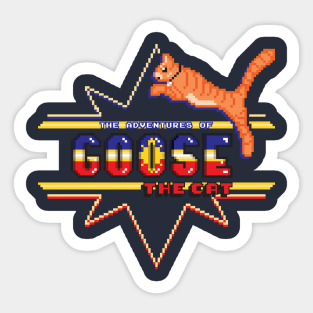 GOOSE THE CAT Sticker